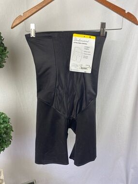 Underscore Black High Compression Foundation High Waist Shorts M NEW